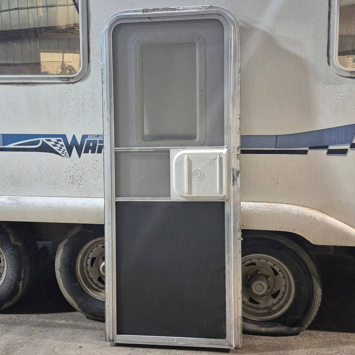 Used RV Radius Entry Door - 72" X 27 1/2" - Young Farts RV Parts