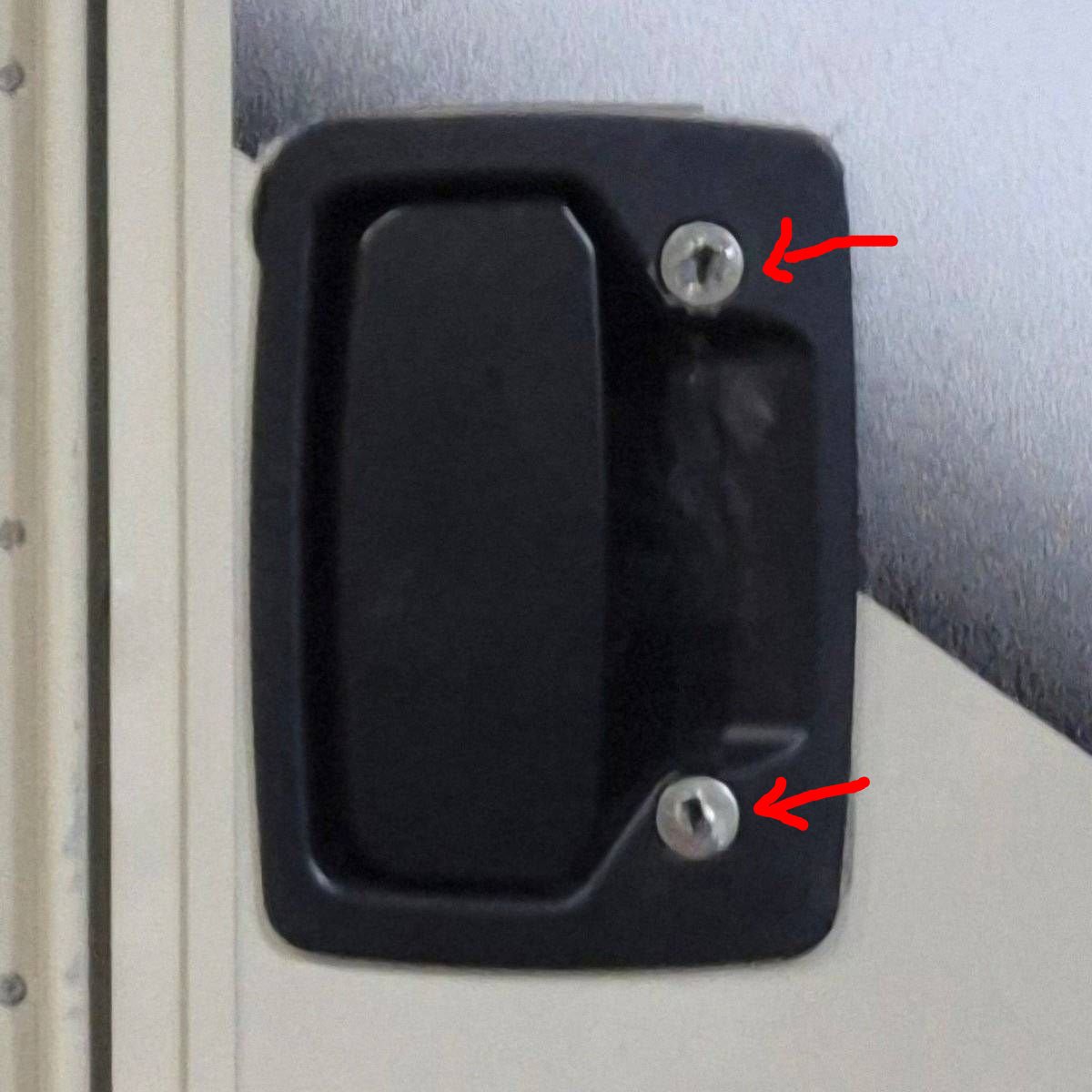 Used RV Radius Entry Door - 75 1/2