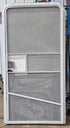Used RV Radius Toy Hauler Garage Door 35 1/2" x 72" - Young Farts RV Parts