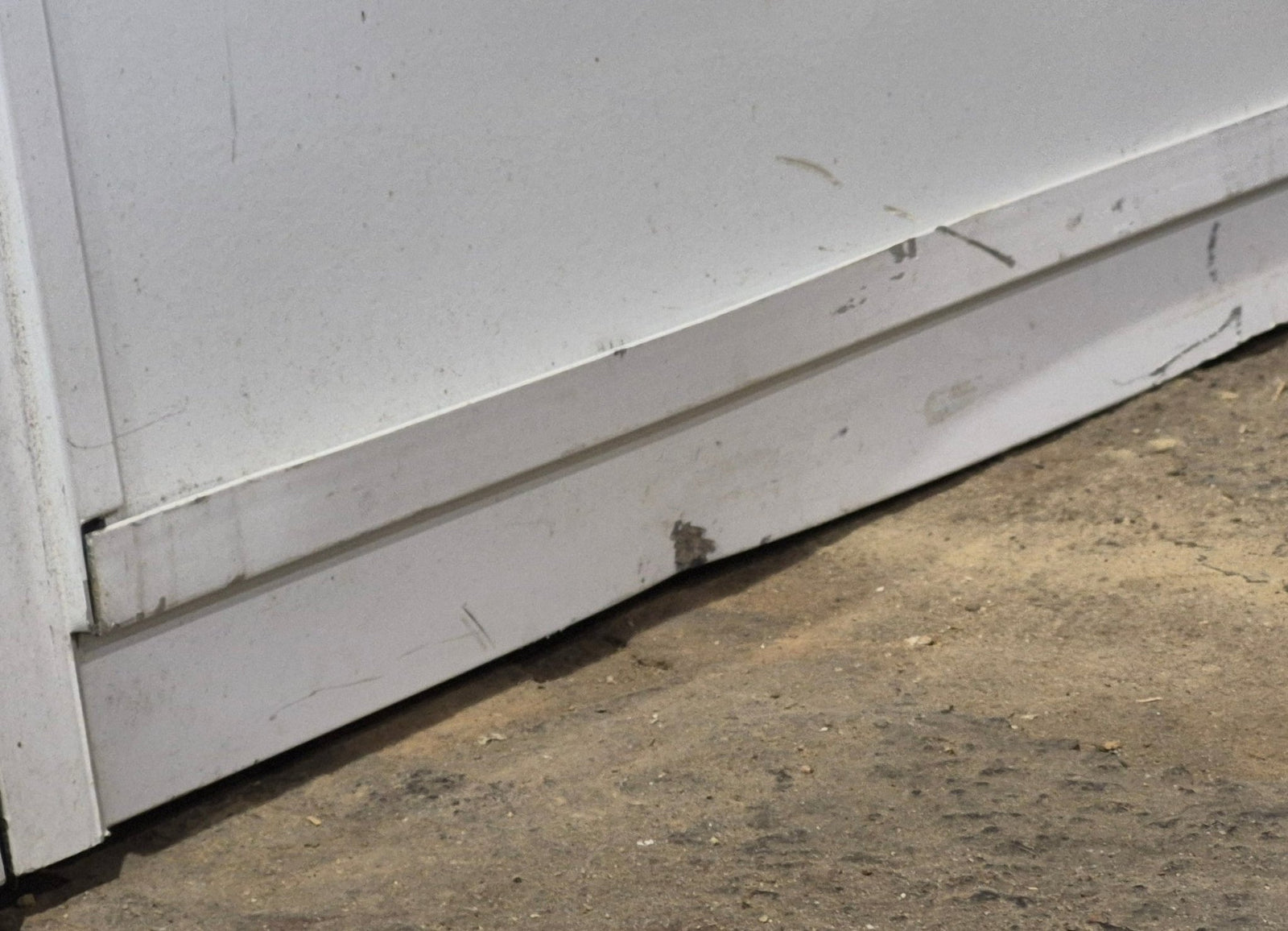 Used RV Radius Toy Hauler Garage Door 35 1/2