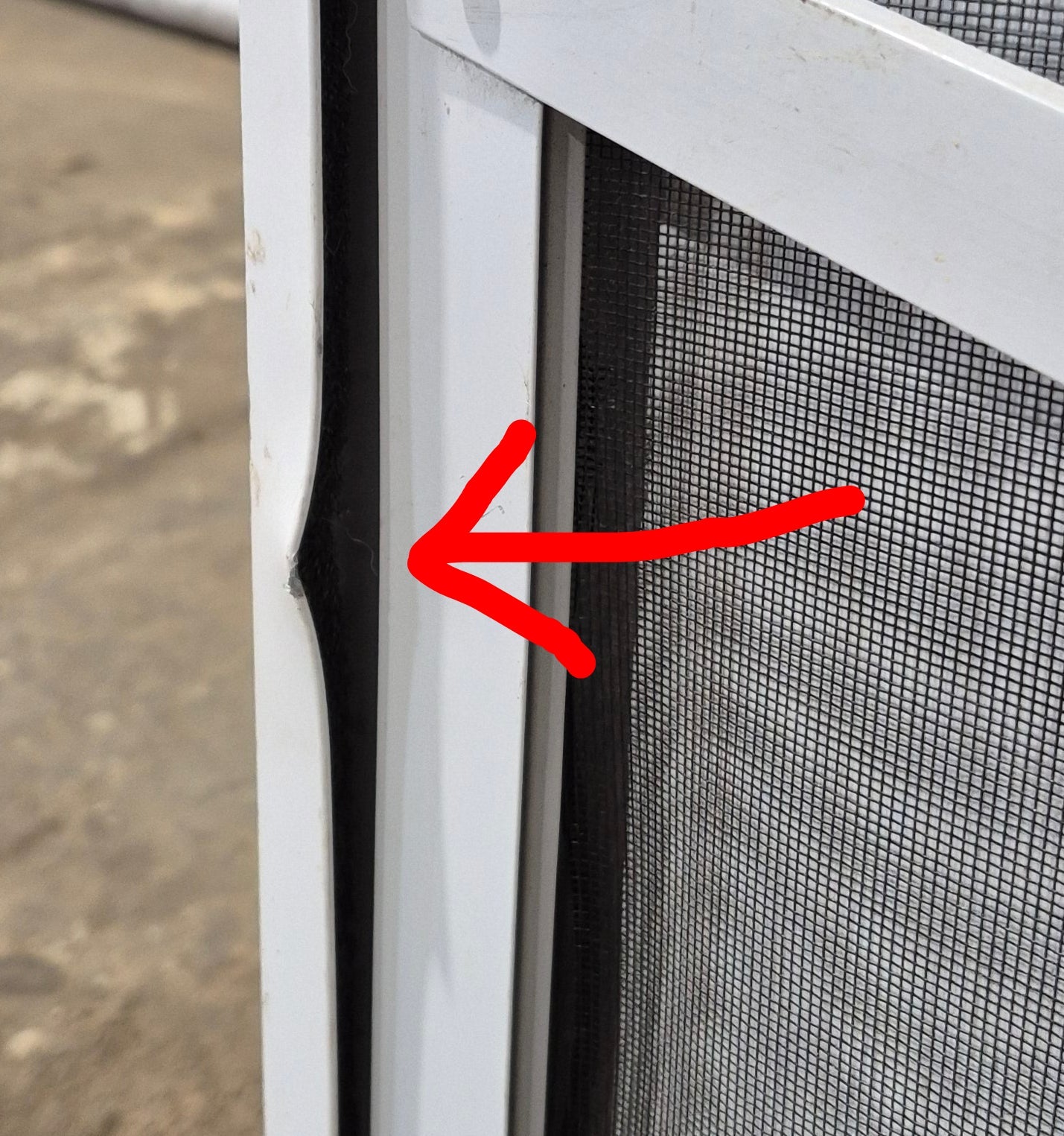 Used RV Radius Toy Hauler Garage Door 35 1/2" x 72" - Young Farts RV Parts