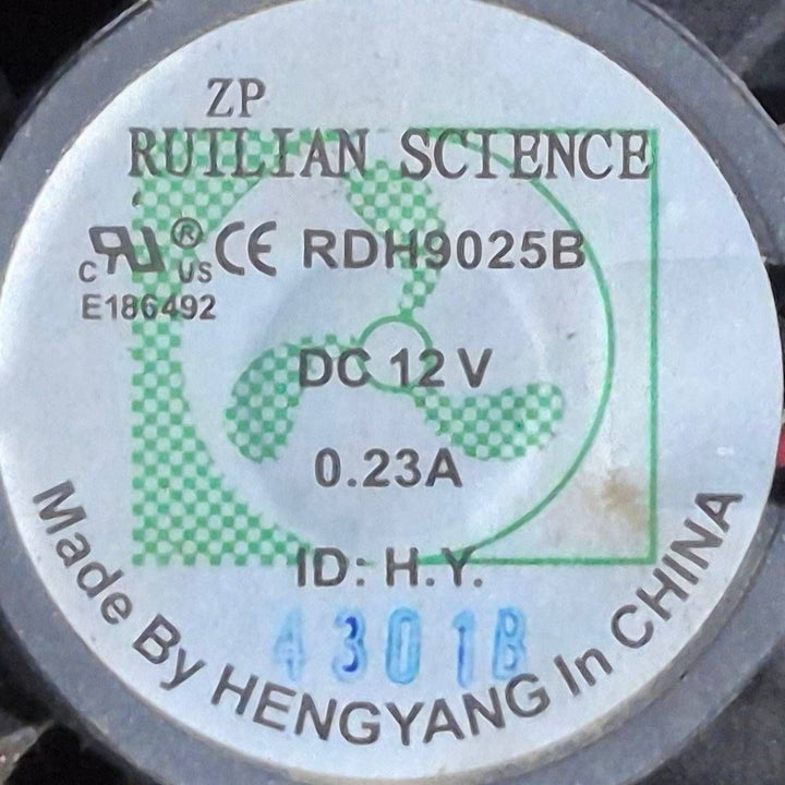 Used RV Refrigerator Cooling Fan, DC24V, 0.30A, 2 - Wire - RDH9025B - Young Farts RV Parts