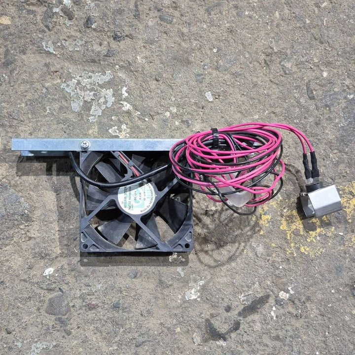 Used RV Refrigerator Cooling Fan, DC24V, 0.30A, 2 - Wire - RDH9025B - Young Farts RV Parts