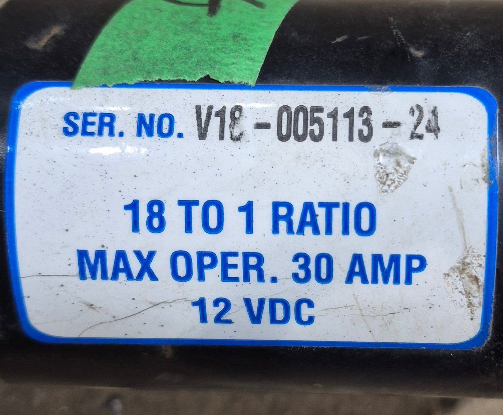 Used RV Slide Out Motor 18:1 - Young Farts RV Parts