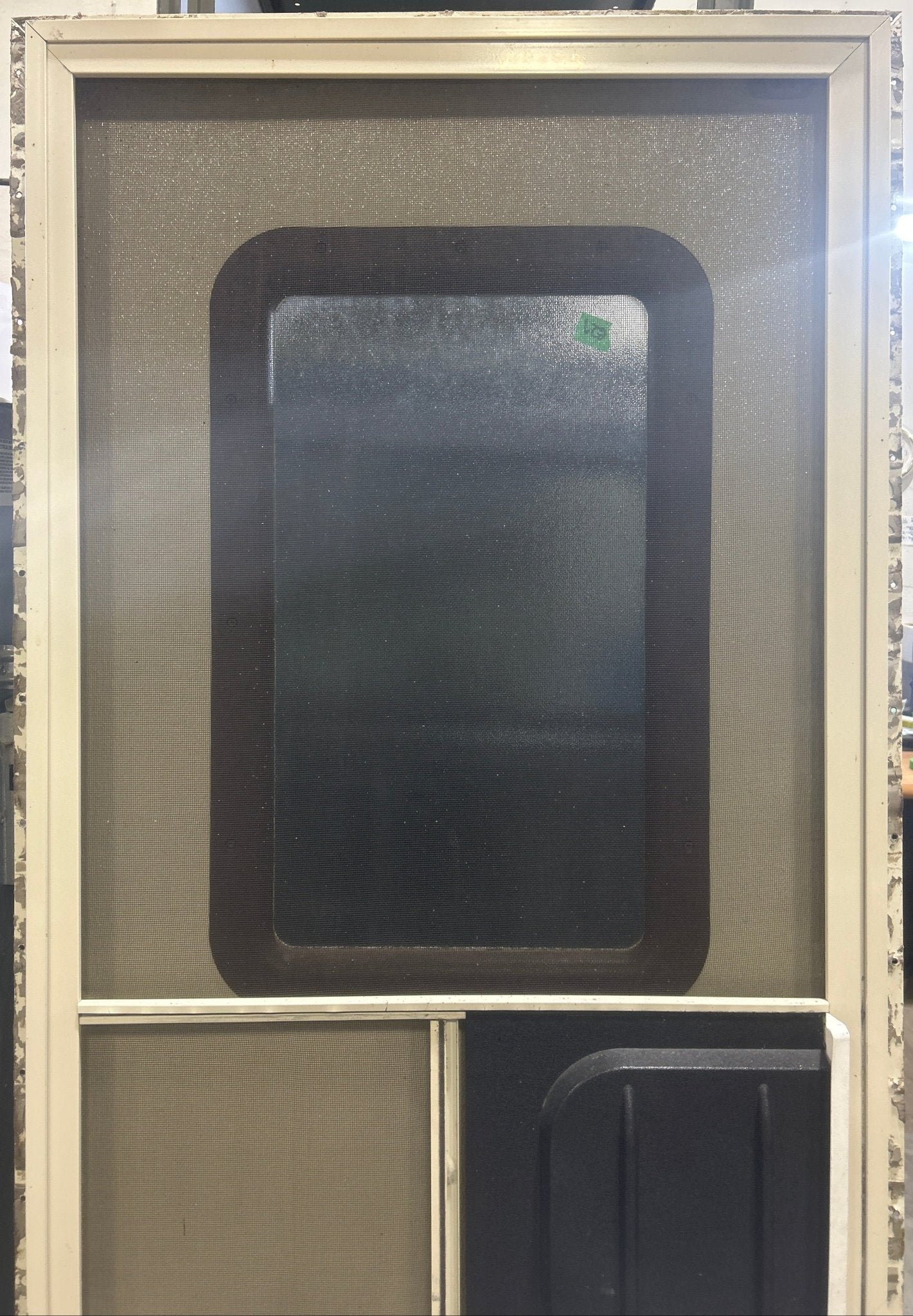 Used RV Square Corner Entry Door 25 3/4" W x 69 1/2" H - Young Farts RV Parts