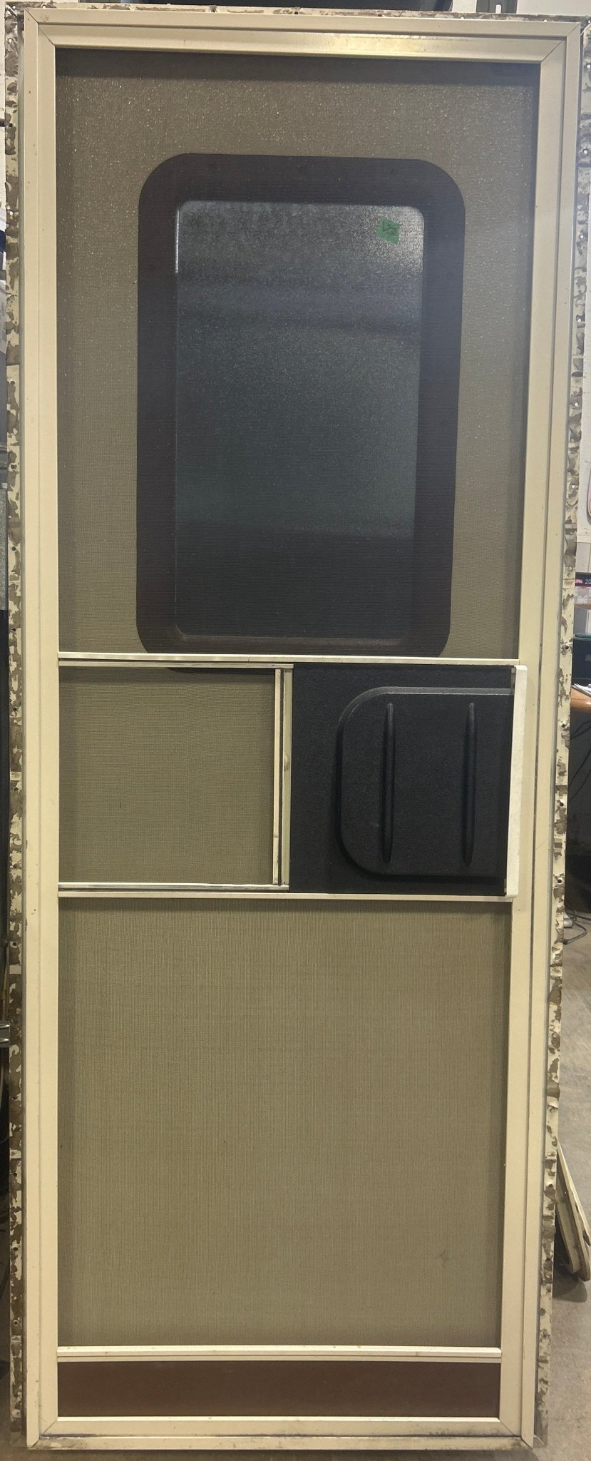 Used RV Square Corner Entry Door 25 3/4