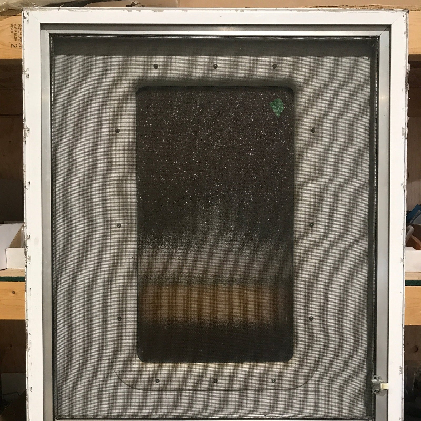 Used RV Square Corner Entry Door 26 3/4