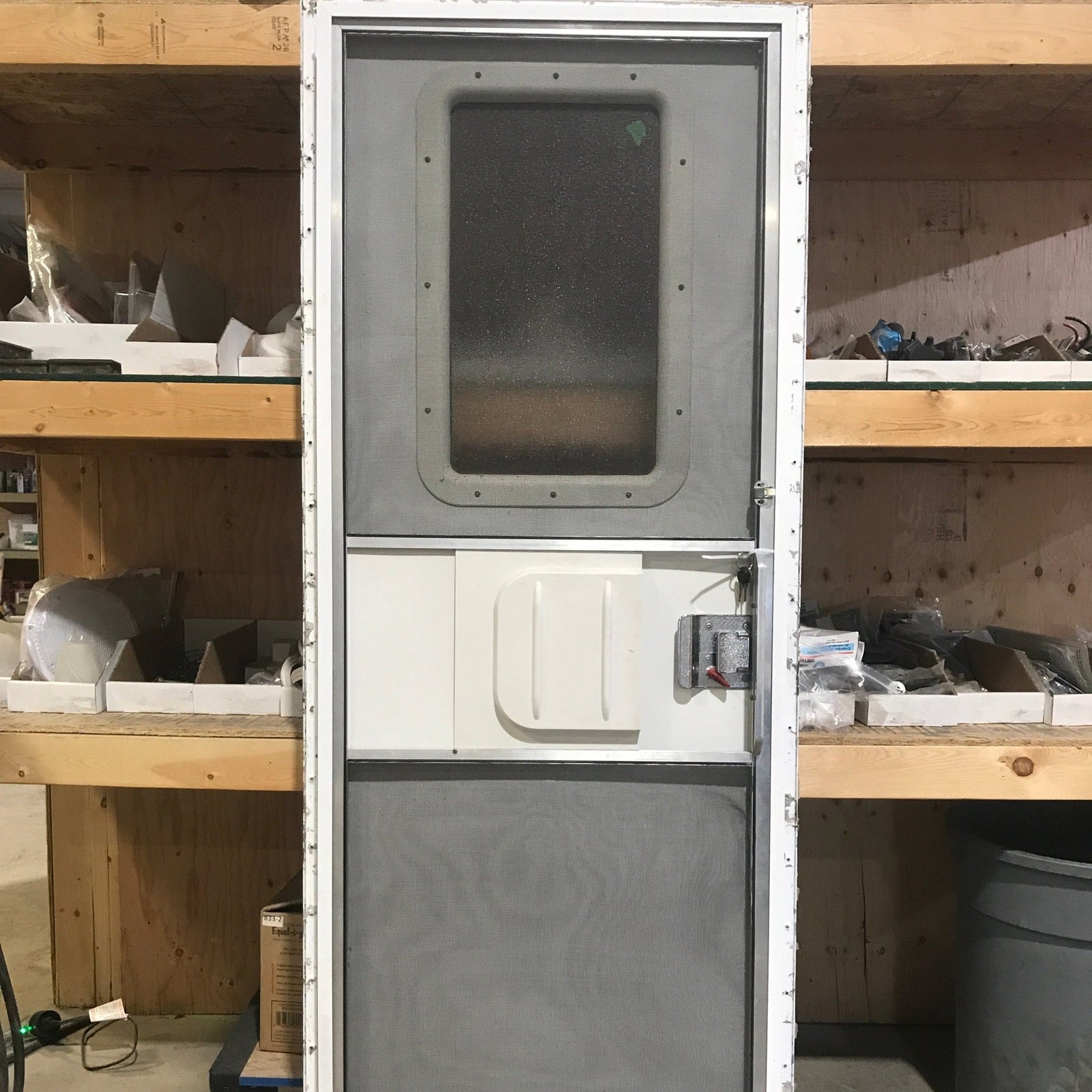Used RV Square Corner Entry Door 26 3/4