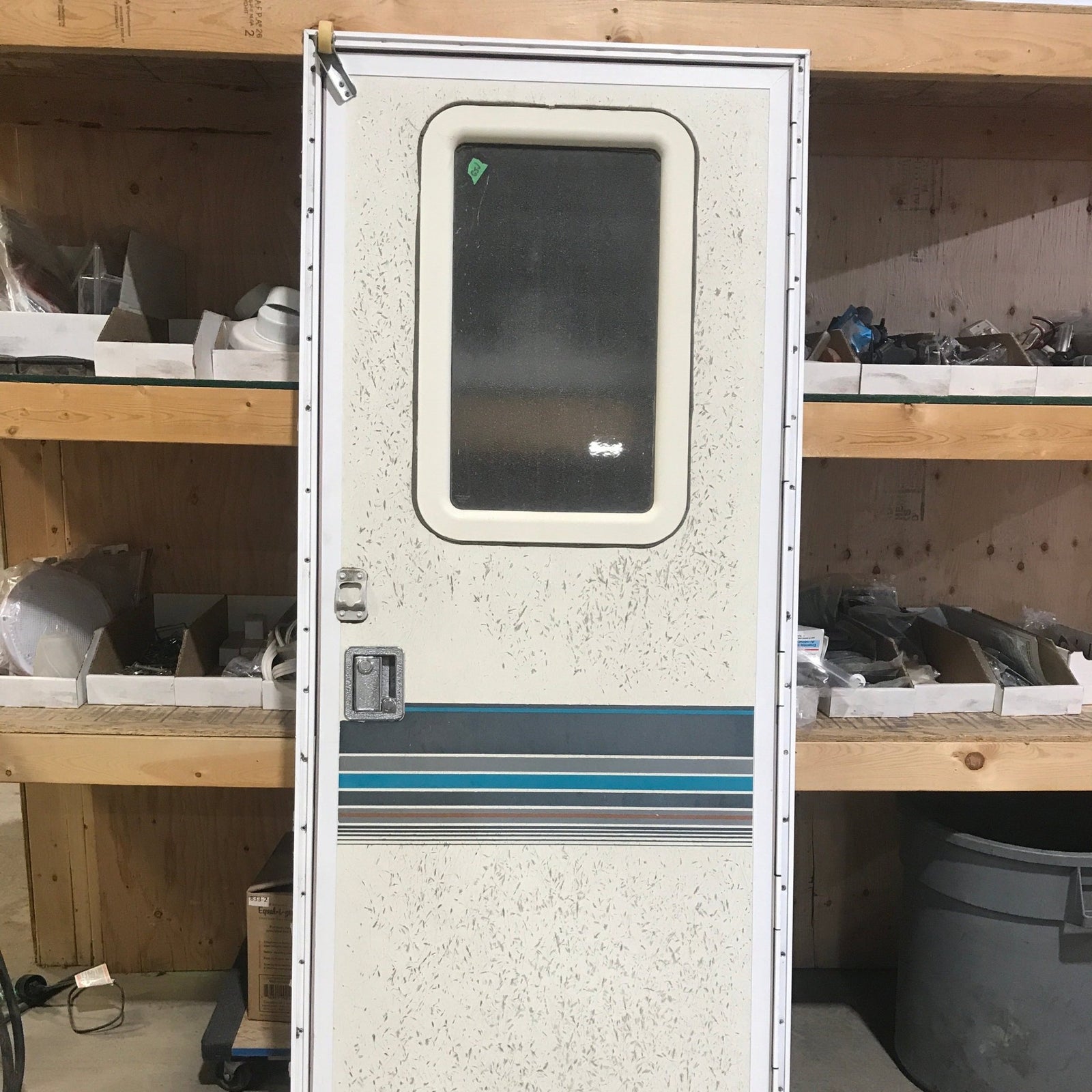 Used RV Square Corner Entry Door 26 3/4