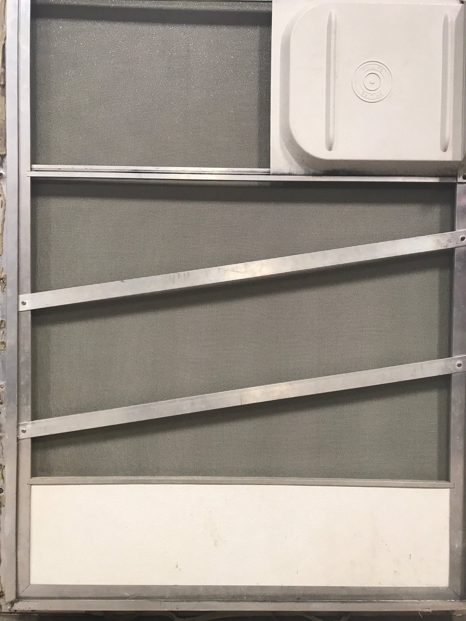 Used RV Square Corner Entry Door 29 1/2