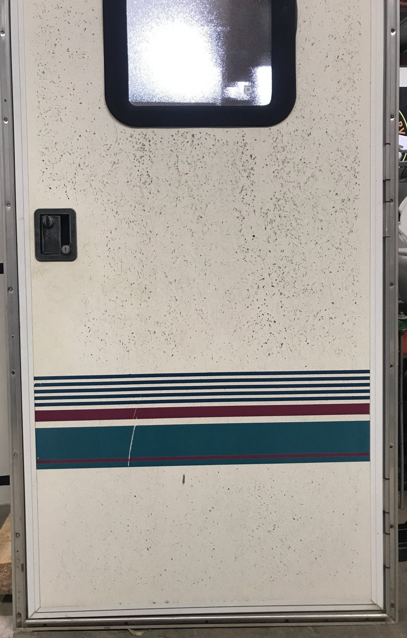 Used RV Square Corner Entry Door 29 1/2