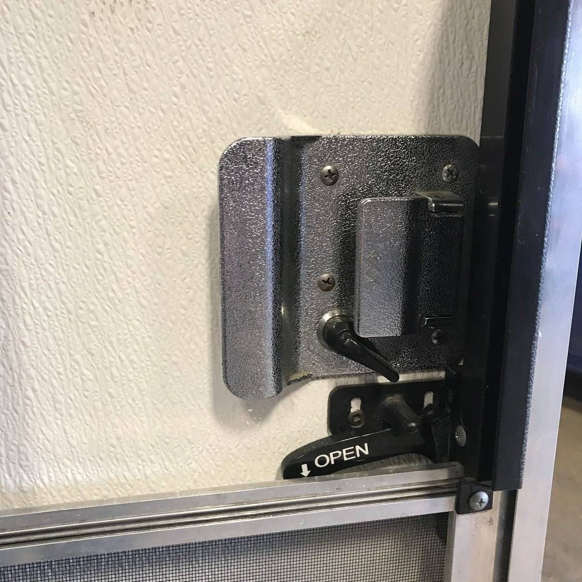 Used RV Square Corner Entry Door - 73 7/8 X 29 1/2 X 2 1/4 - Young Farts RV Parts