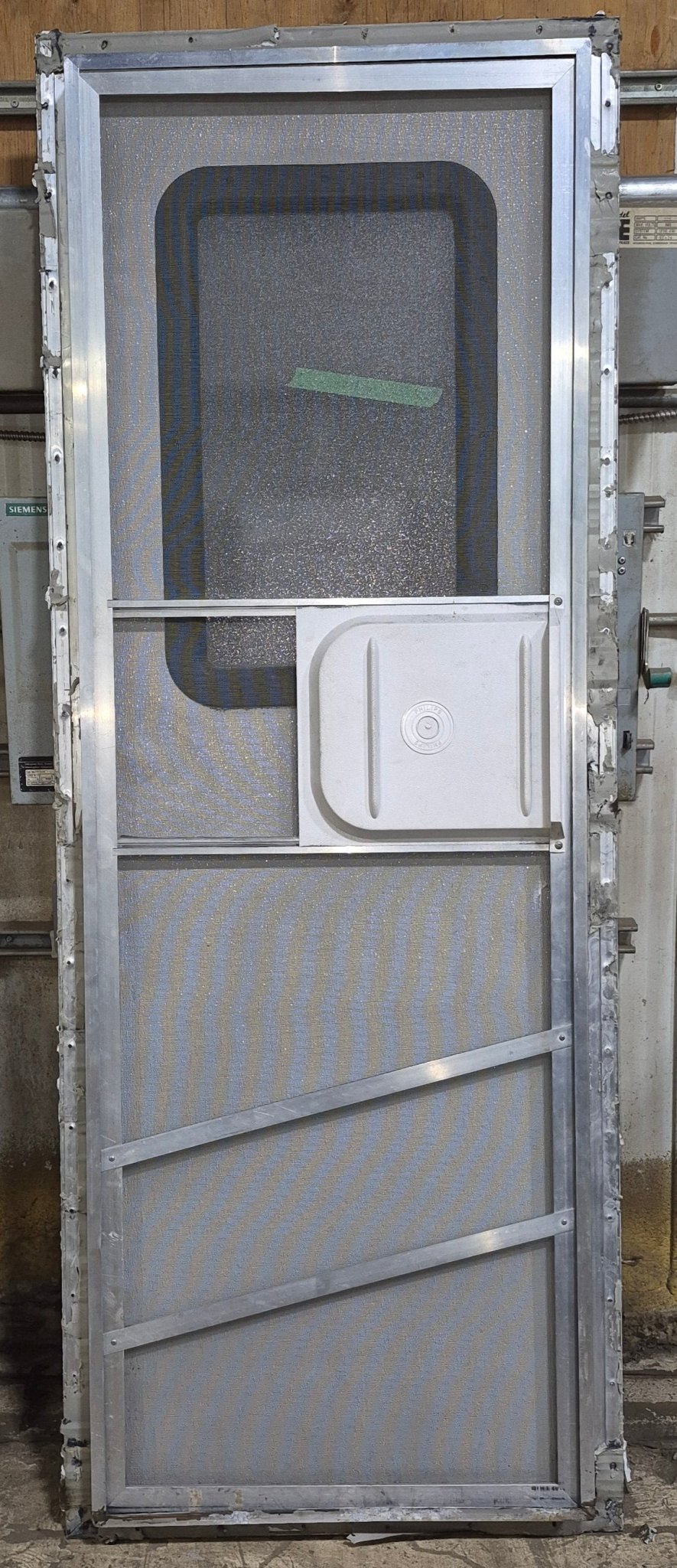 Used RV Square Entry Door 23 5/8" x 67 3/4" - Young Farts RV Parts