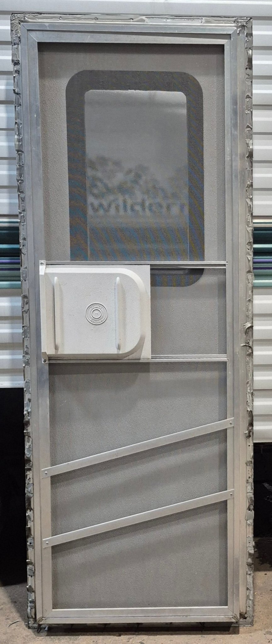 Used RV Square Entry Door 24 1/4" x 69 3/4" - Young Farts RV Parts