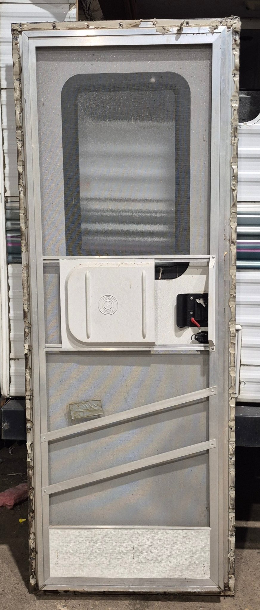 Used RV Square Entry Door 24 1/8" x 69 3/4" - Young Farts RV Parts