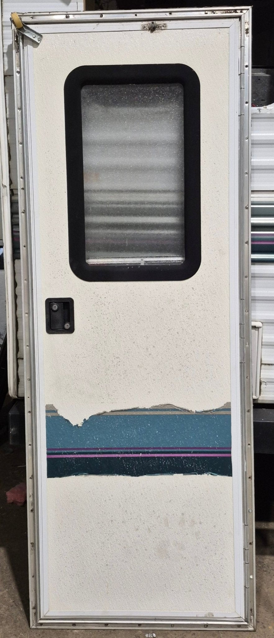 Used RV Square Entry Door 24 1/8" x 69 3/4" - Young Farts RV Parts