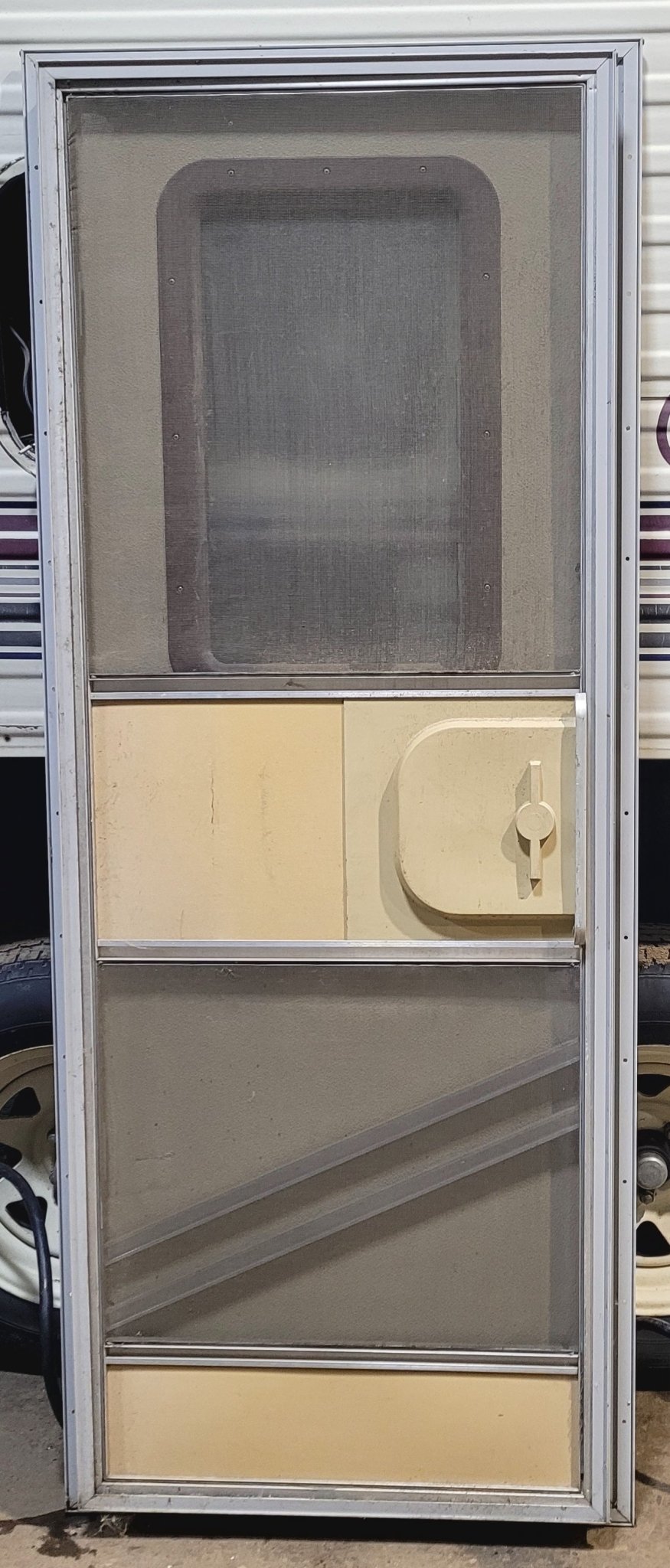 Used RV Square Entry Door 25 7/8