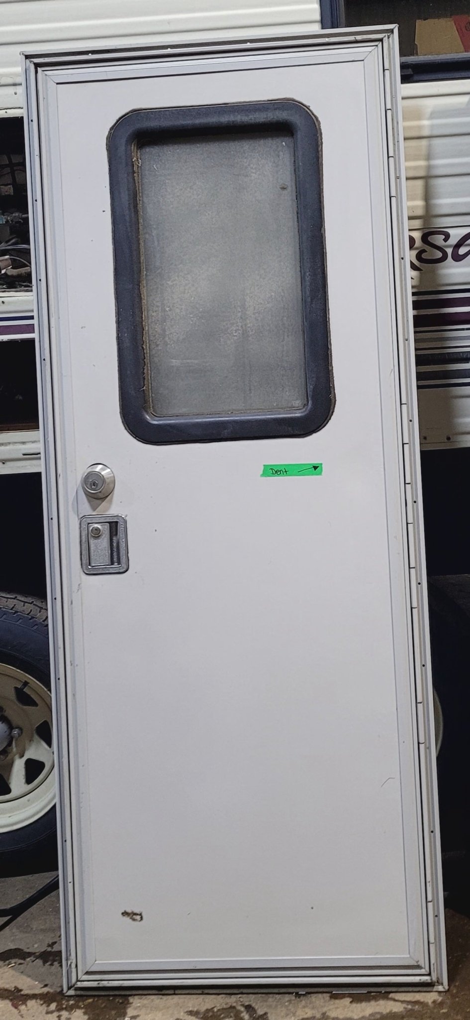 Used RV Square Entry Door 25 7/8