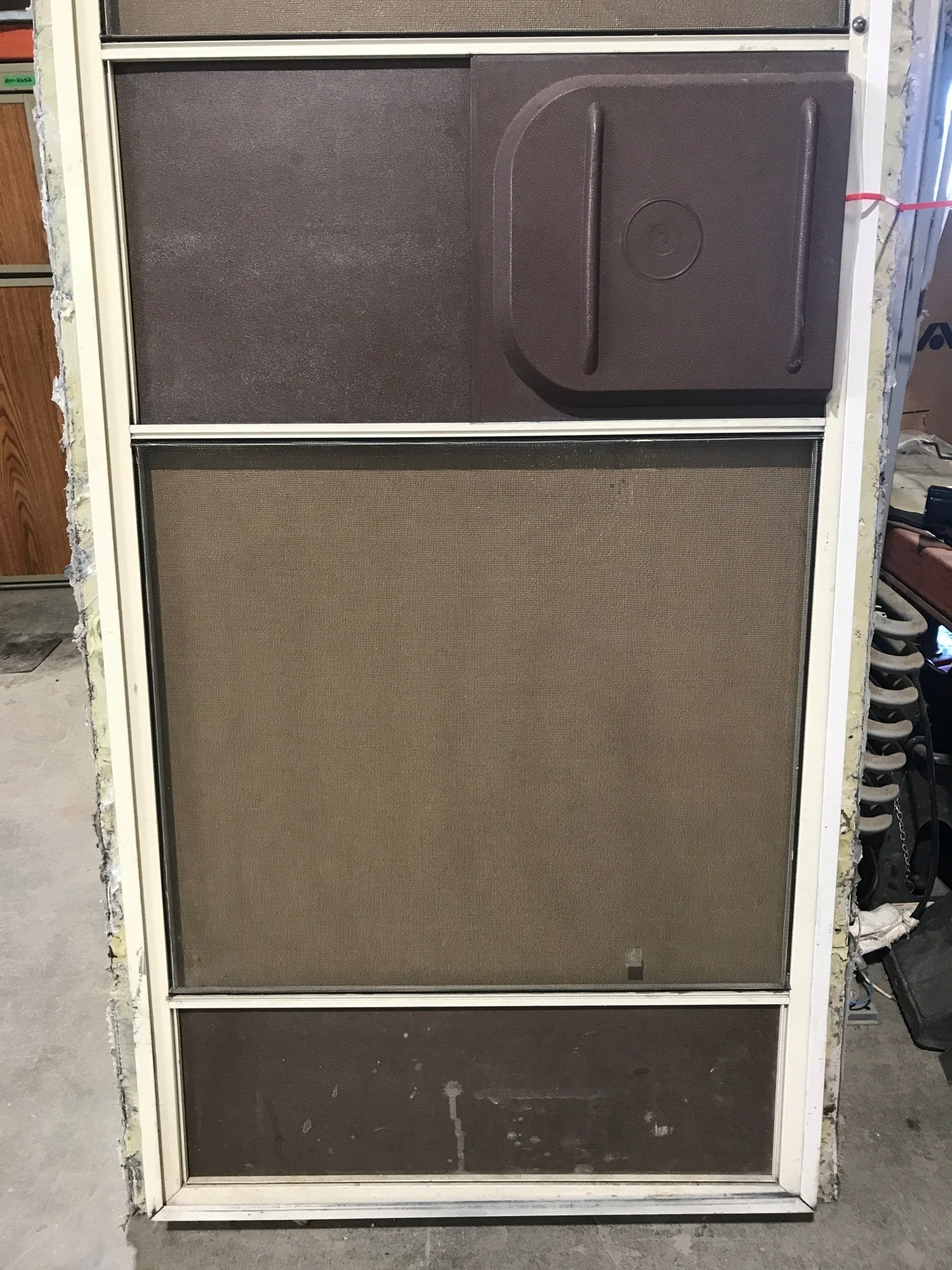 Used RV Square Entry Door 26 1/2" x 77 1/2" - Young Farts RV Parts