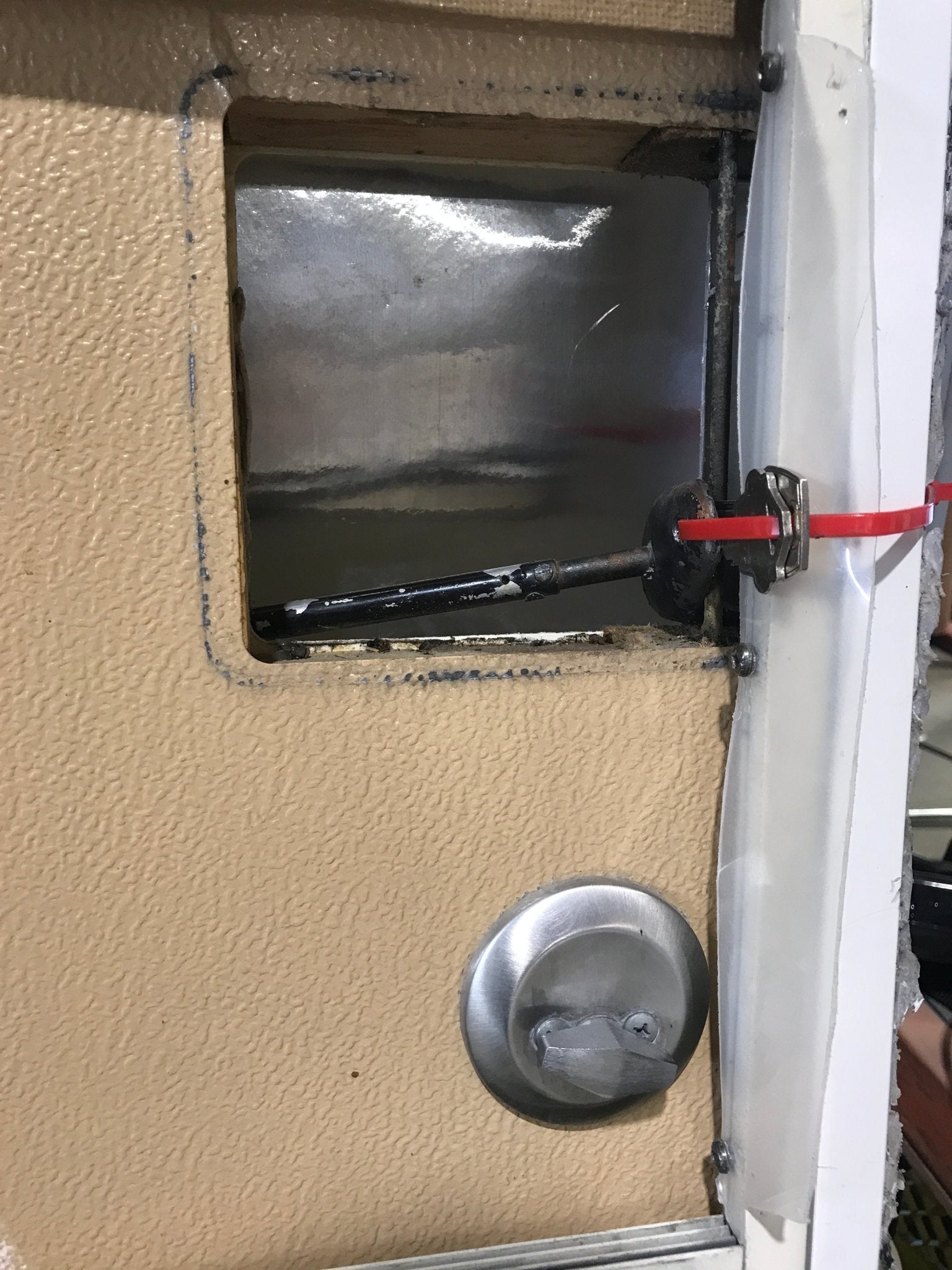 Used RV Square Entry Door 26 1/2