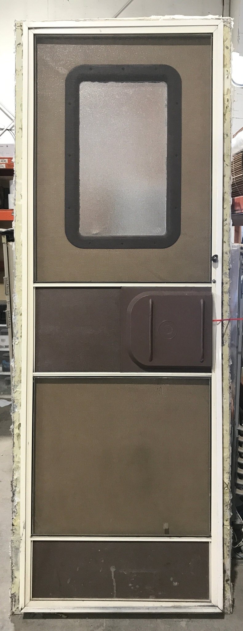 Used RV Square Entry Door 26 1/2" x 77 1/2" - Young Farts RV Parts