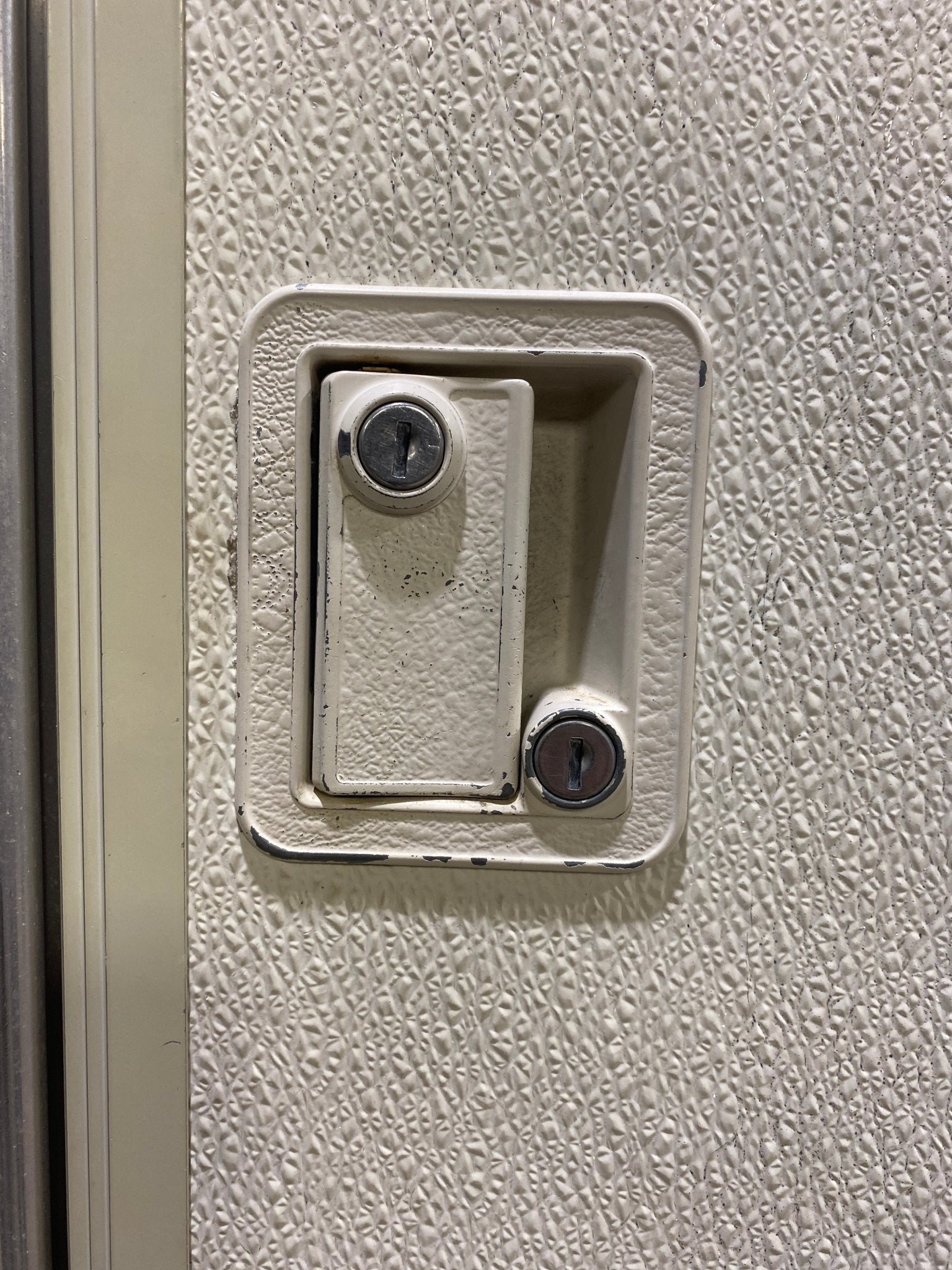 Used RV Square Entry Door 26" x 71 3/4" - Young Farts RV Parts