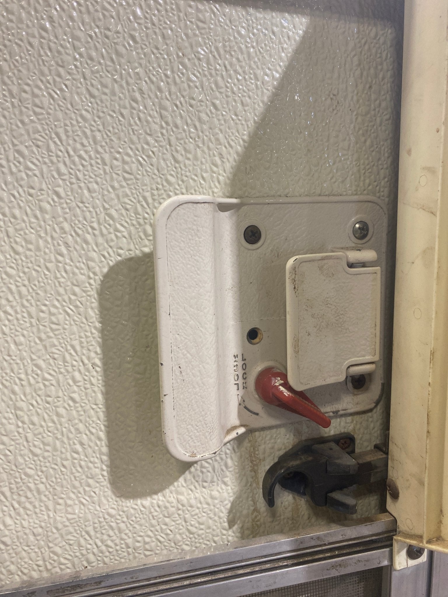 Used RV Square Entry Door 26" x 71 3/4" - Young Farts RV Parts