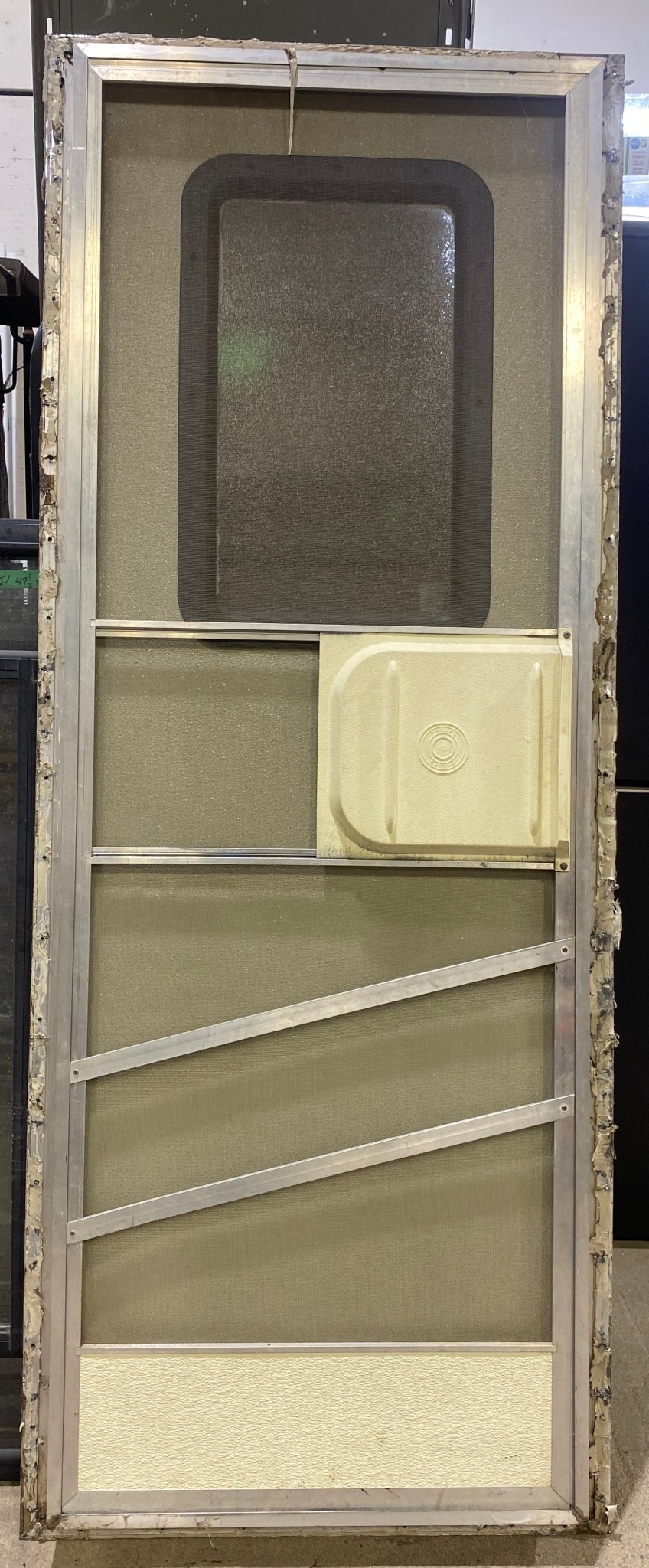 Used RV Square Entry Door 26" x 71 3/4" - Young Farts RV Parts