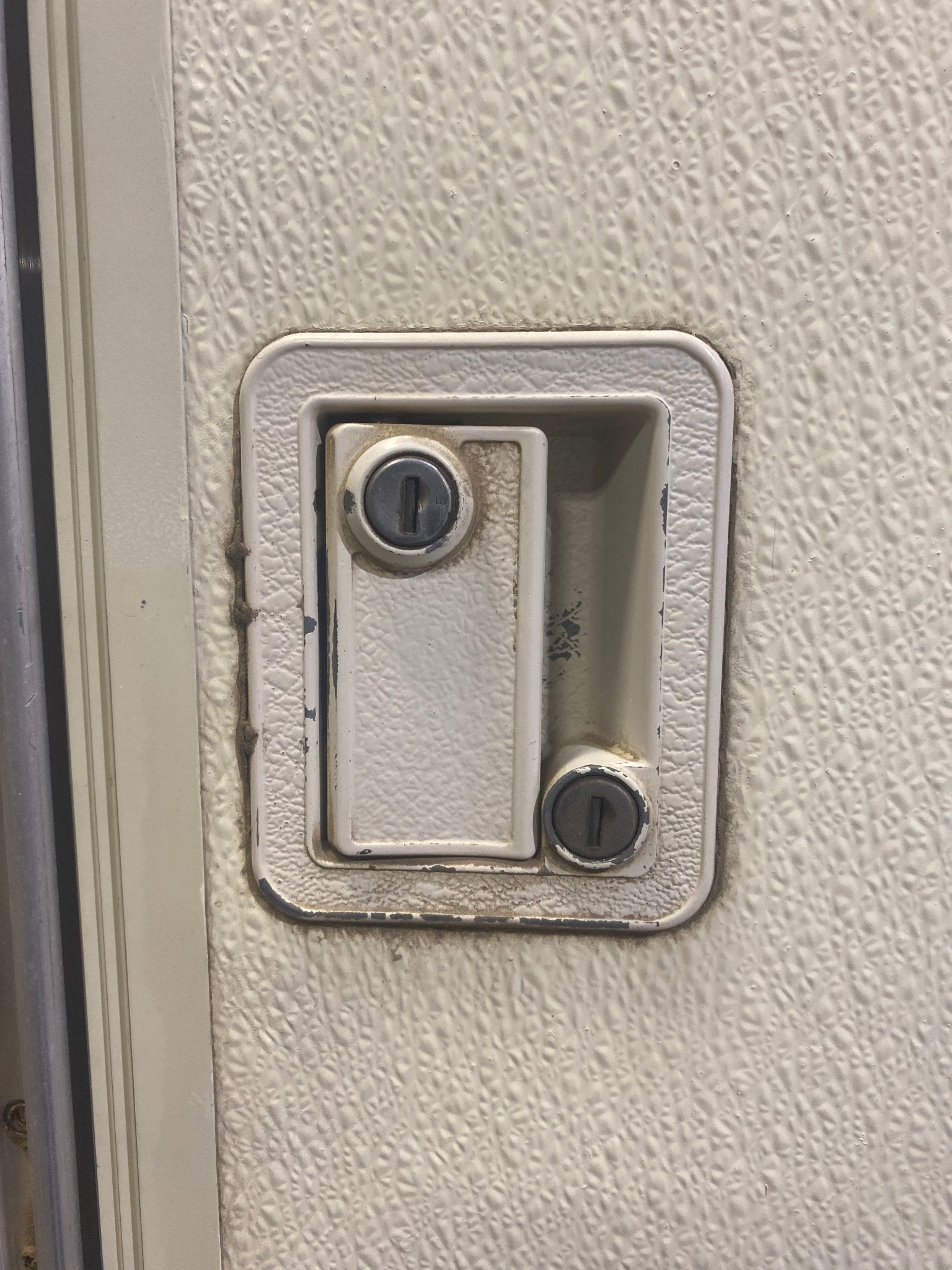 Used RV Square Entry Door 26" x 71 3/4" - Young Farts RV Parts