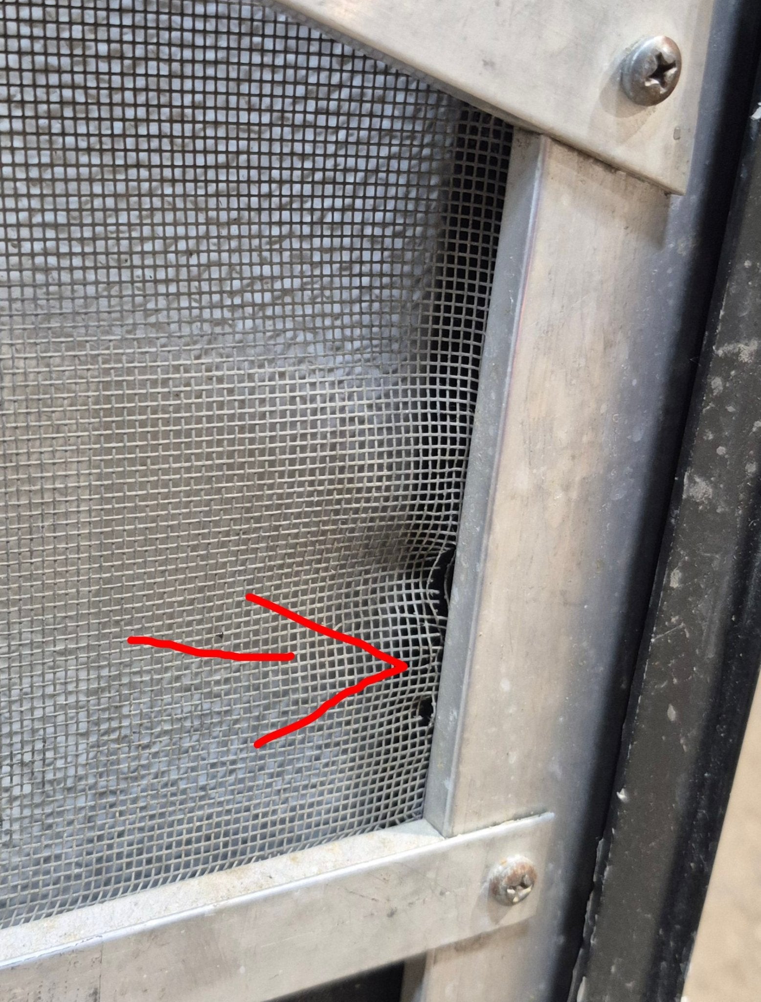 Used RV Square Entry Door 29 3/4
