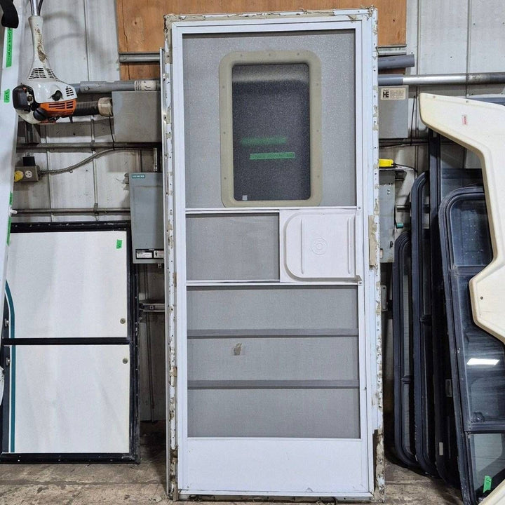 Used RV Square Entry Door - 29.5 X 71.75 - Young Farts RV Parts