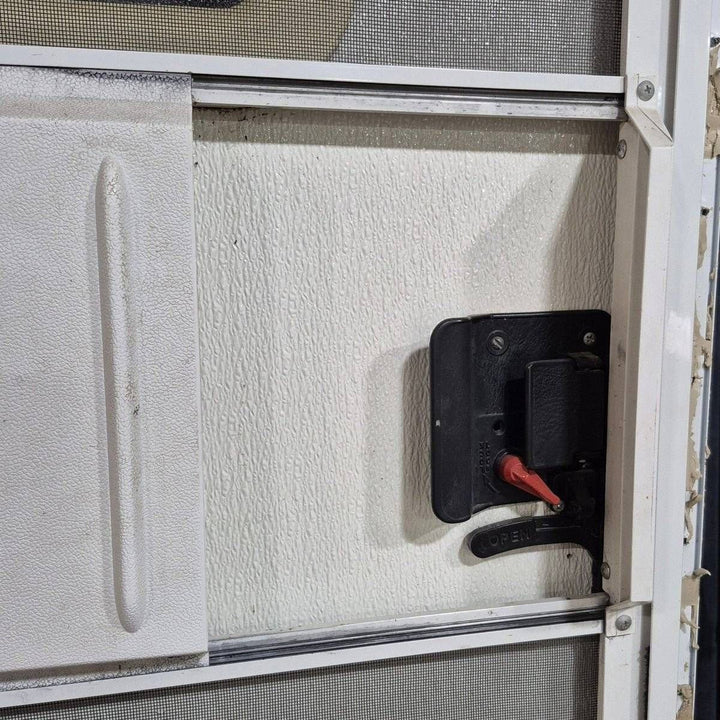 Used RV Square Entry Door - 29.5 X 71.75 - Young Farts RV Parts