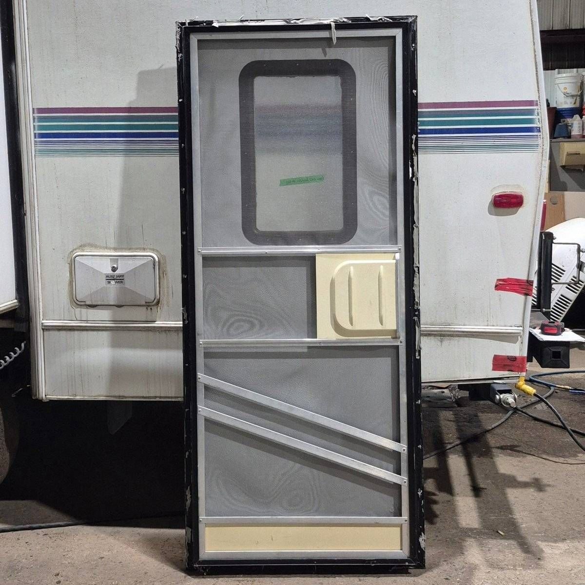 Used RV Square Entry Door - 29.75 X 71.75 X 1.25 - Young Farts RV Parts