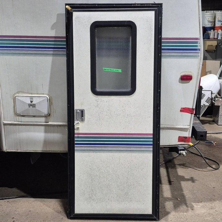 Used RV Square Entry Door - 29.75 X 71.75 X 1.25 - Young Farts RV Parts