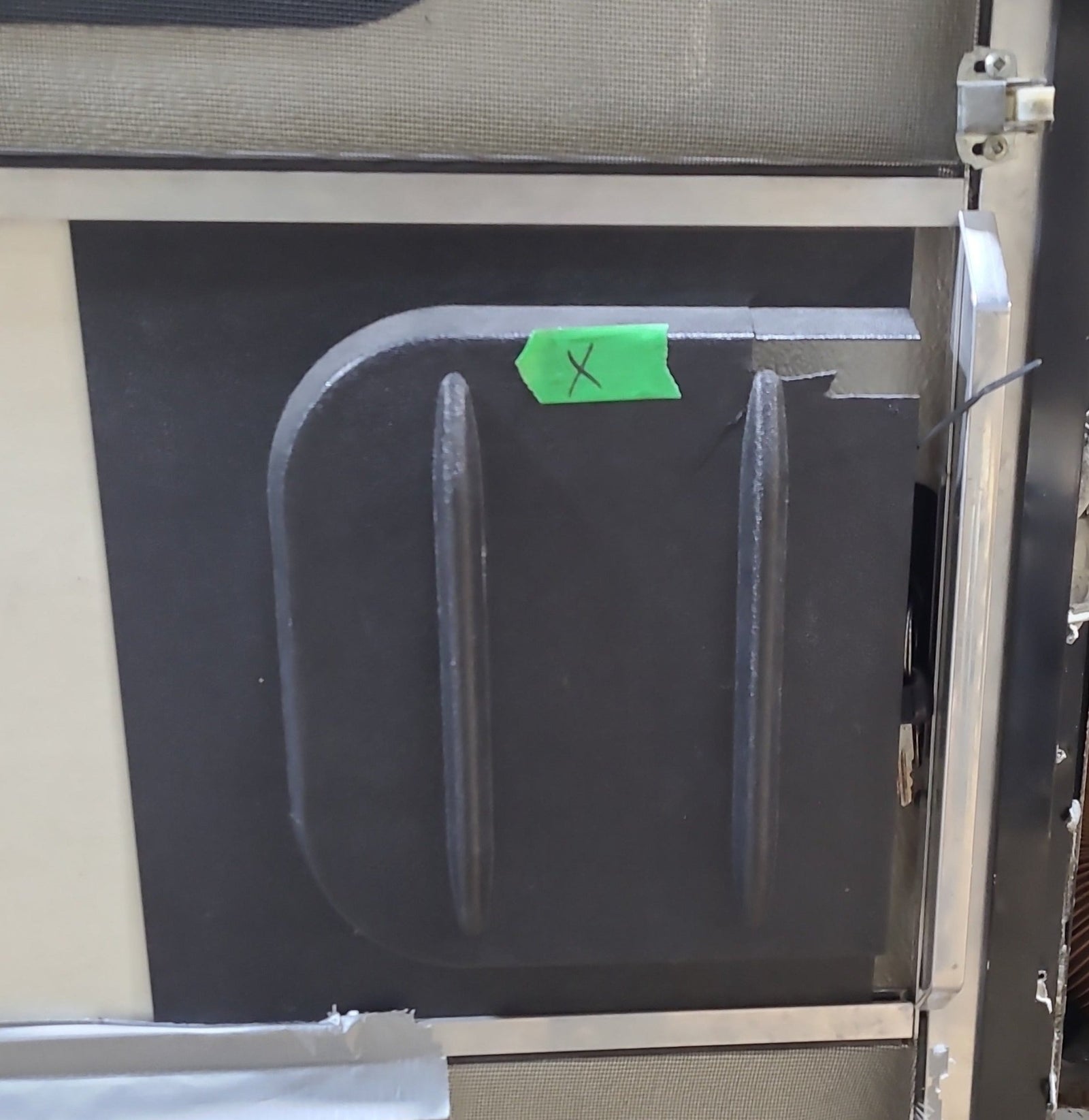 Used RV Square Entry Door 30 1/2