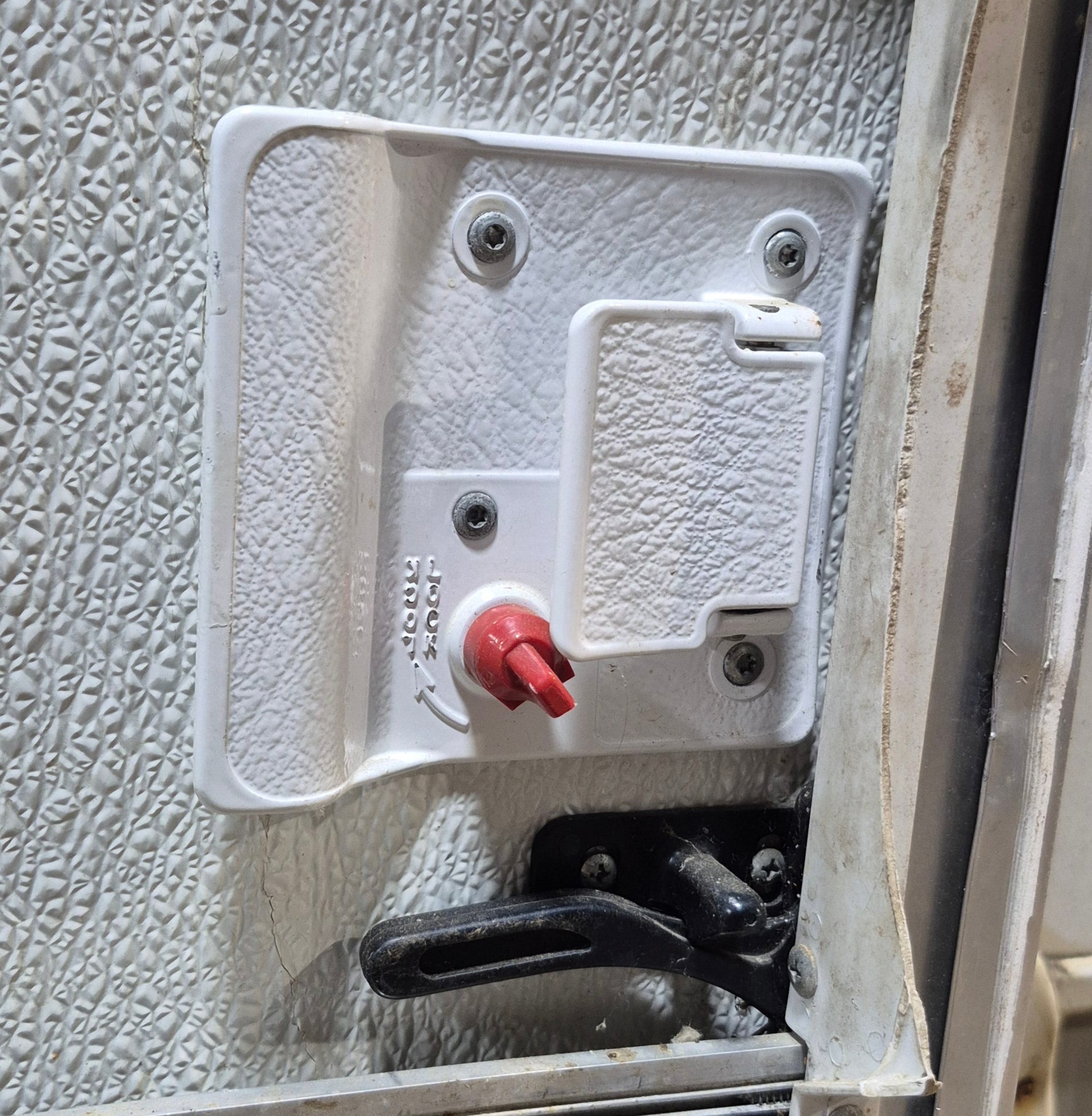 Used RV Square Entry Door 30 1/8" x 69 1/2" - Young Farts RV Parts