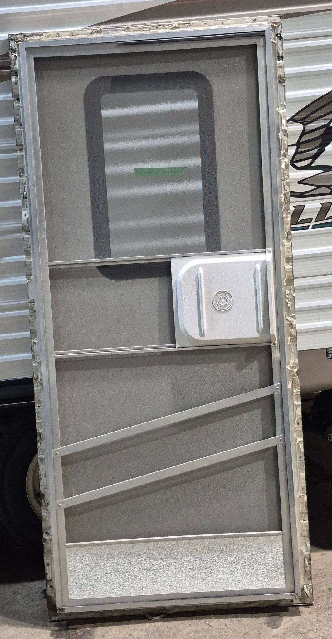 Used RV Square Entry Door 30 1/8" x 69 1/2" - Young Farts RV Parts