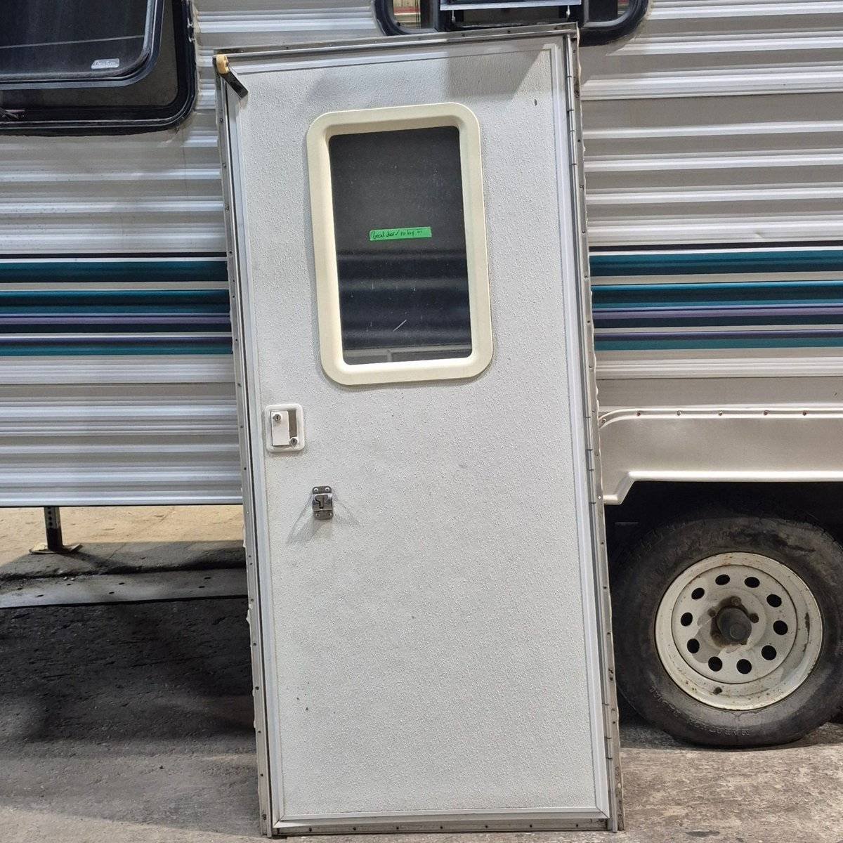 Used RV Square Entry Door 30" x 69 3/4" - Young Farts RV Parts