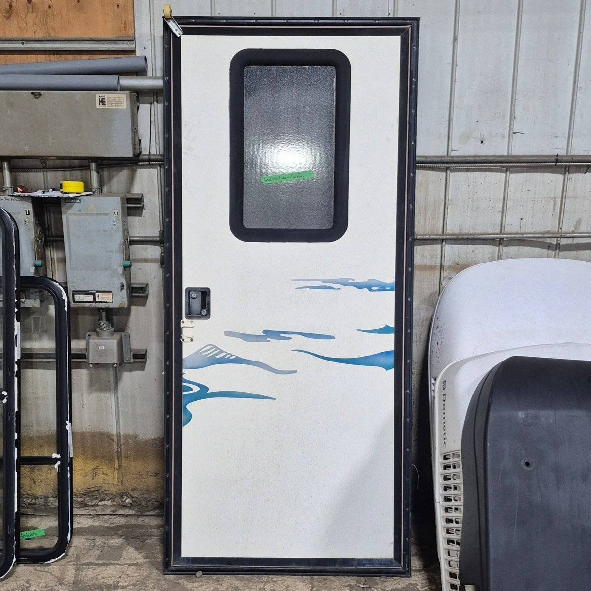 Used RV Square Entry Door - 30.375 X 70.625 X 2.25 - Young Farts RV Parts