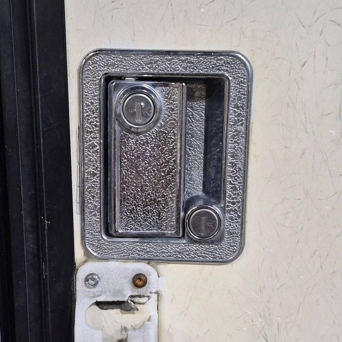 Used RV Square Entry Door - 71.75 X 29.625 X 2.25 - Young Farts RV Parts