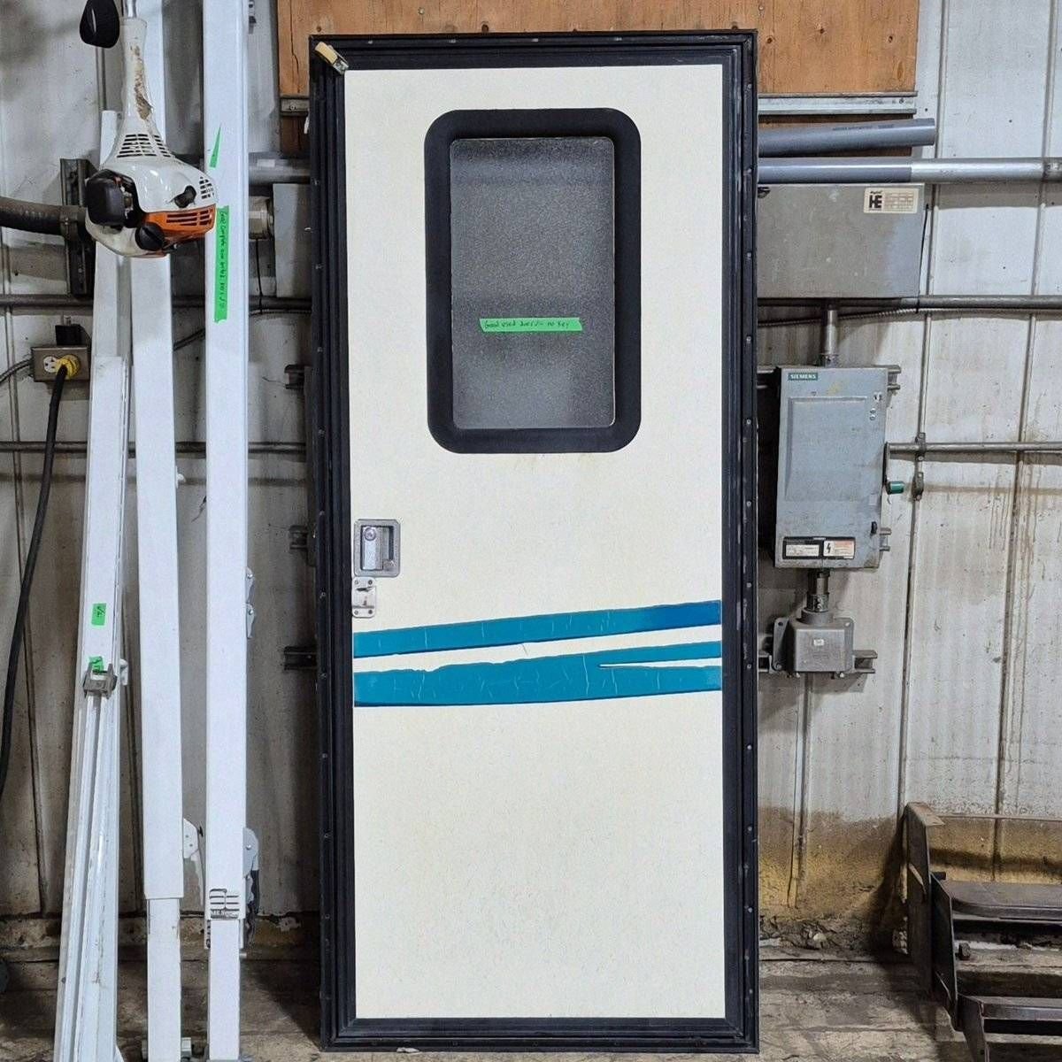 Used RV Square Entry Door - 71.75 X 29.625 X 2.25 - Young Farts RV Parts