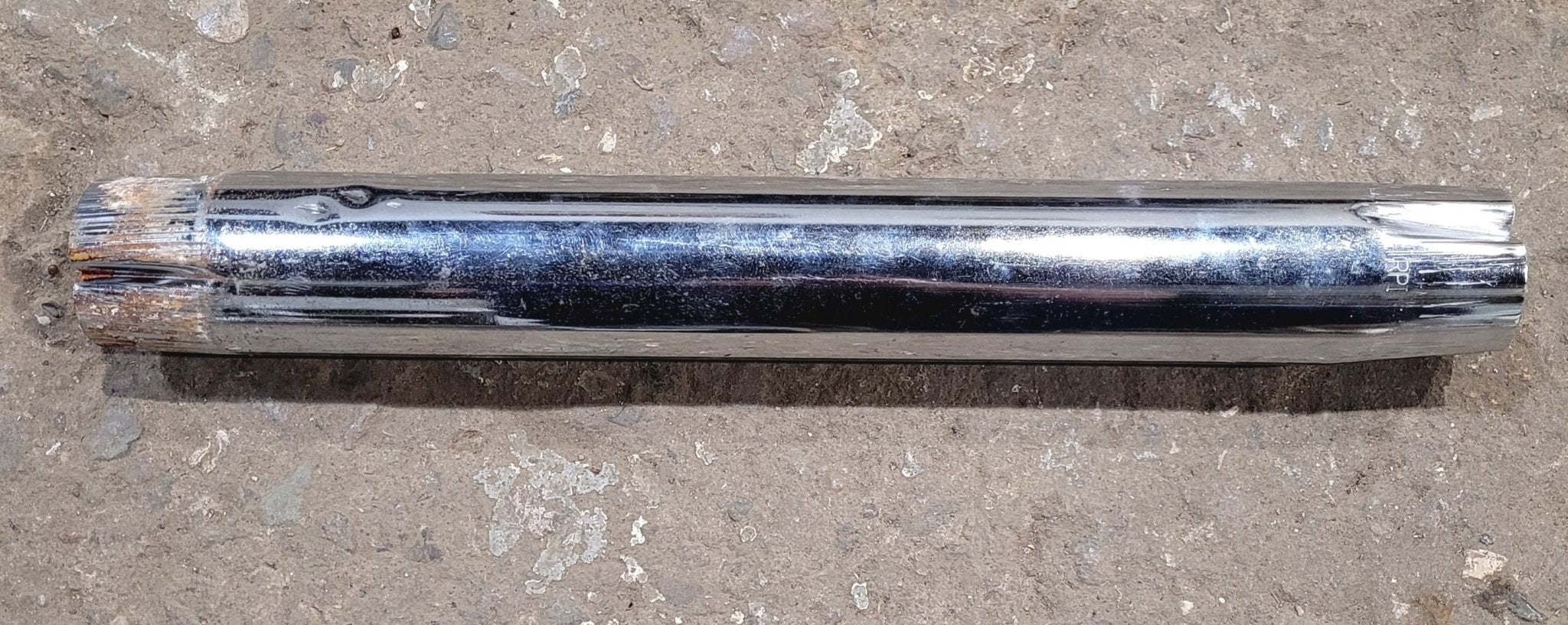 Used RV Table Leg 17" Chrome - Young Farts RV Parts