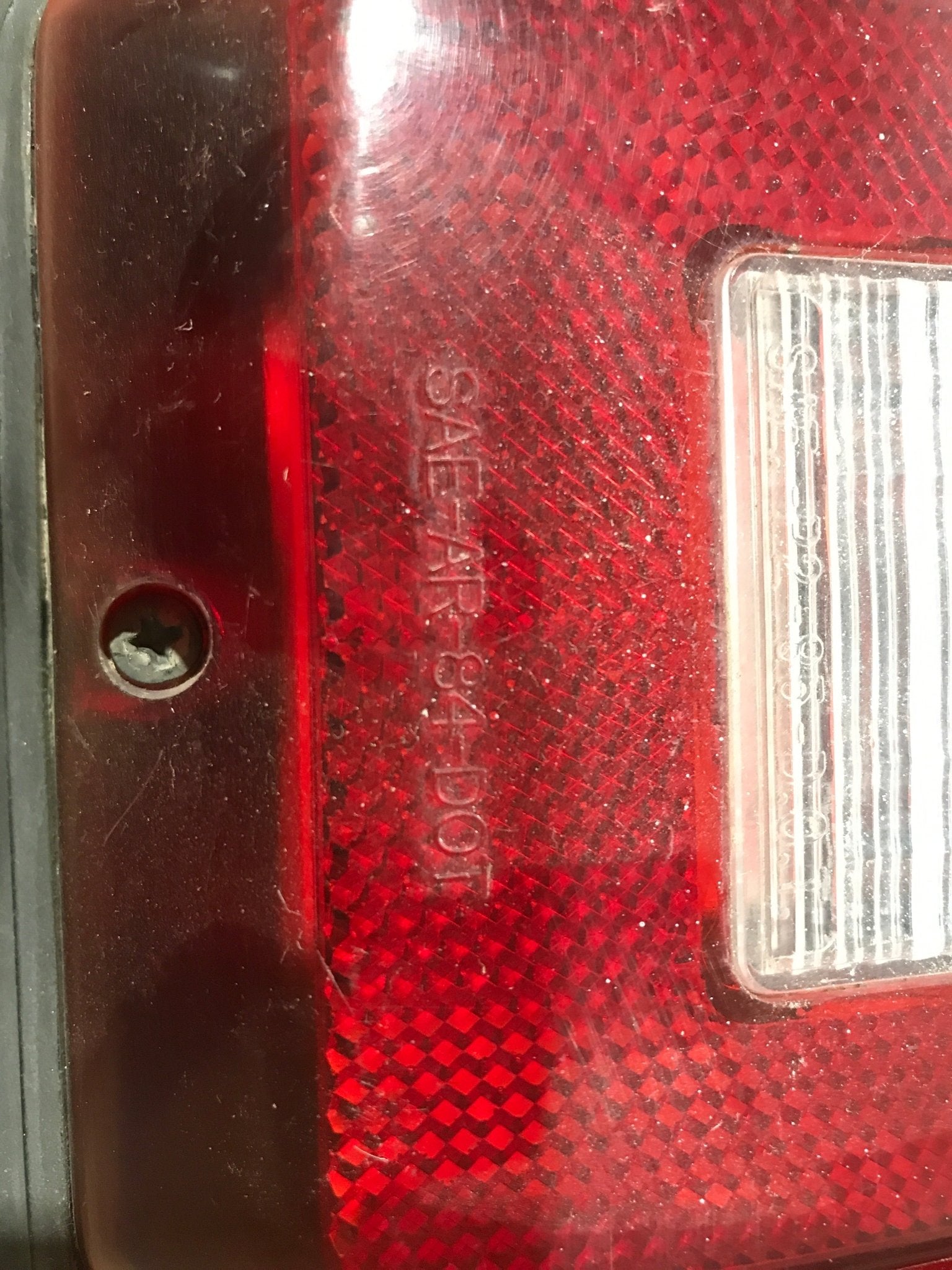 Used RV Tail Light Assembly - Young Farts RV Parts