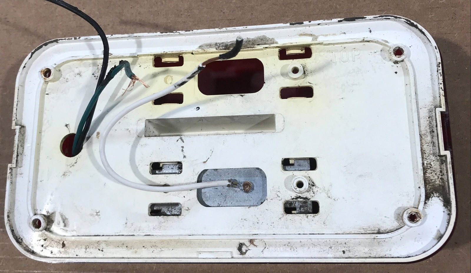 Used RV Tail Light Assembly Replacement Lens with base SAE - AILRST 94 DOT - Young Farts RV Parts