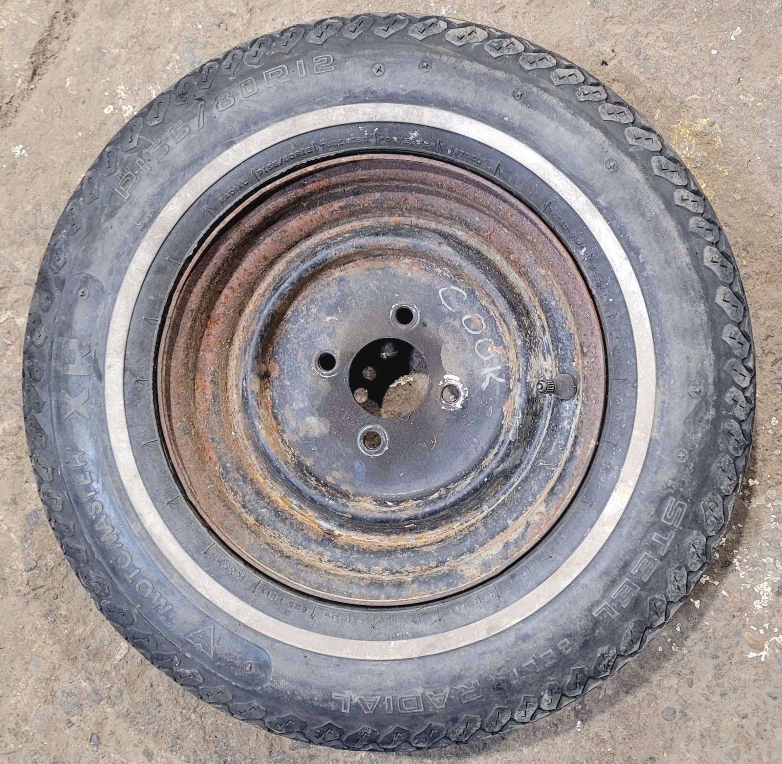 Used RV Tire & Rim 12