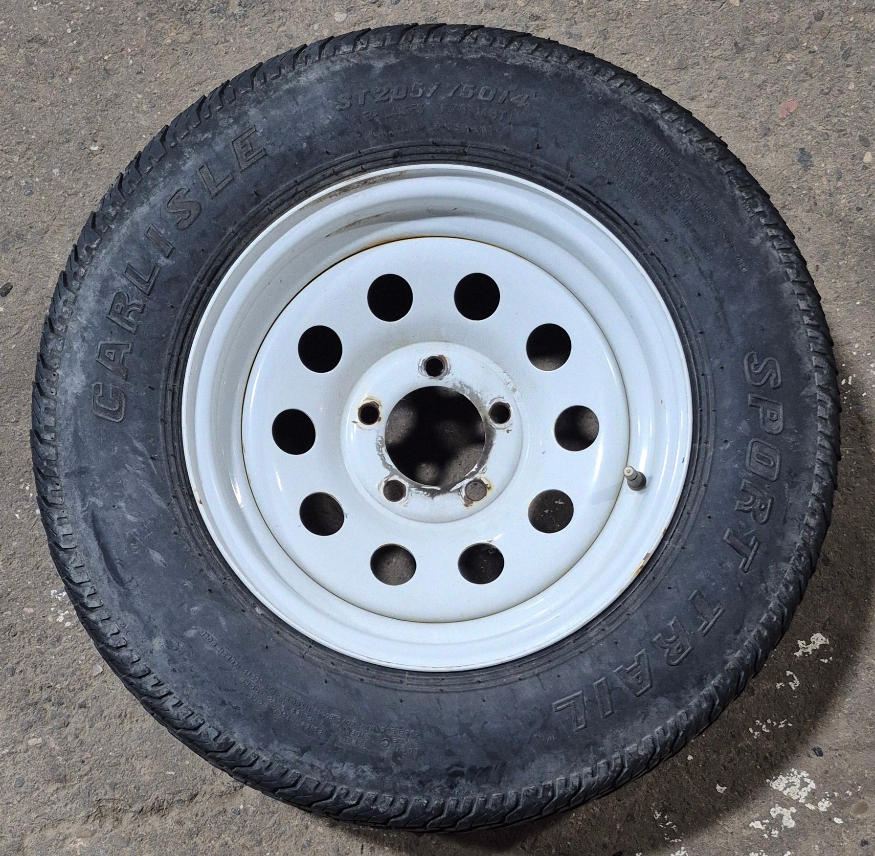 Used RV Tire & Rim 14" - 5 bolt - Young Farts RV Parts