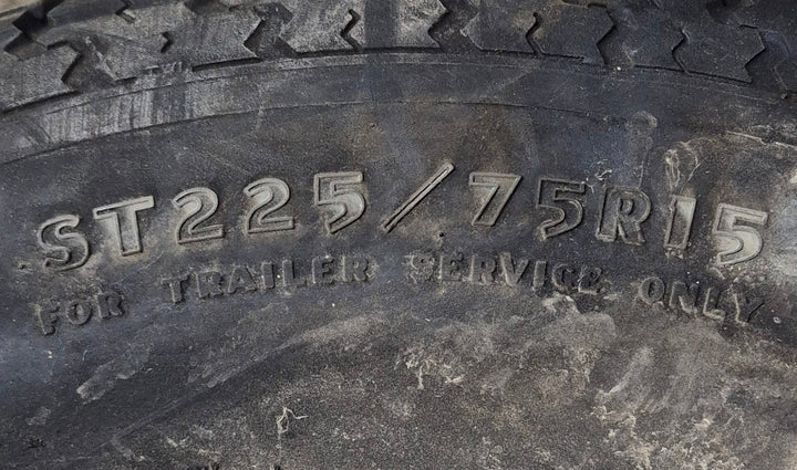 Used RV Tire & Rim 15" - 6 bolt - Young Farts RV Parts