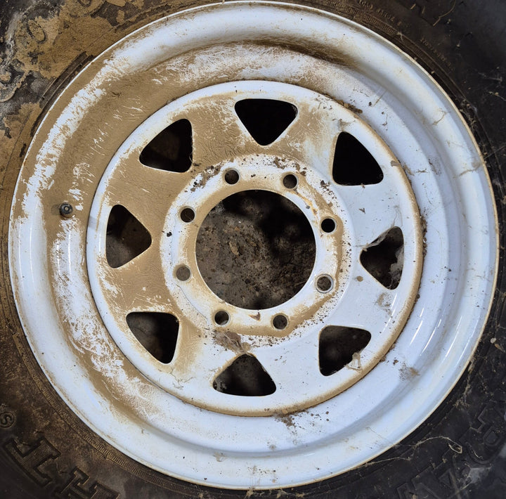 Used RV Tire & Rim 16" 8 bolt - Young Farts RV Parts