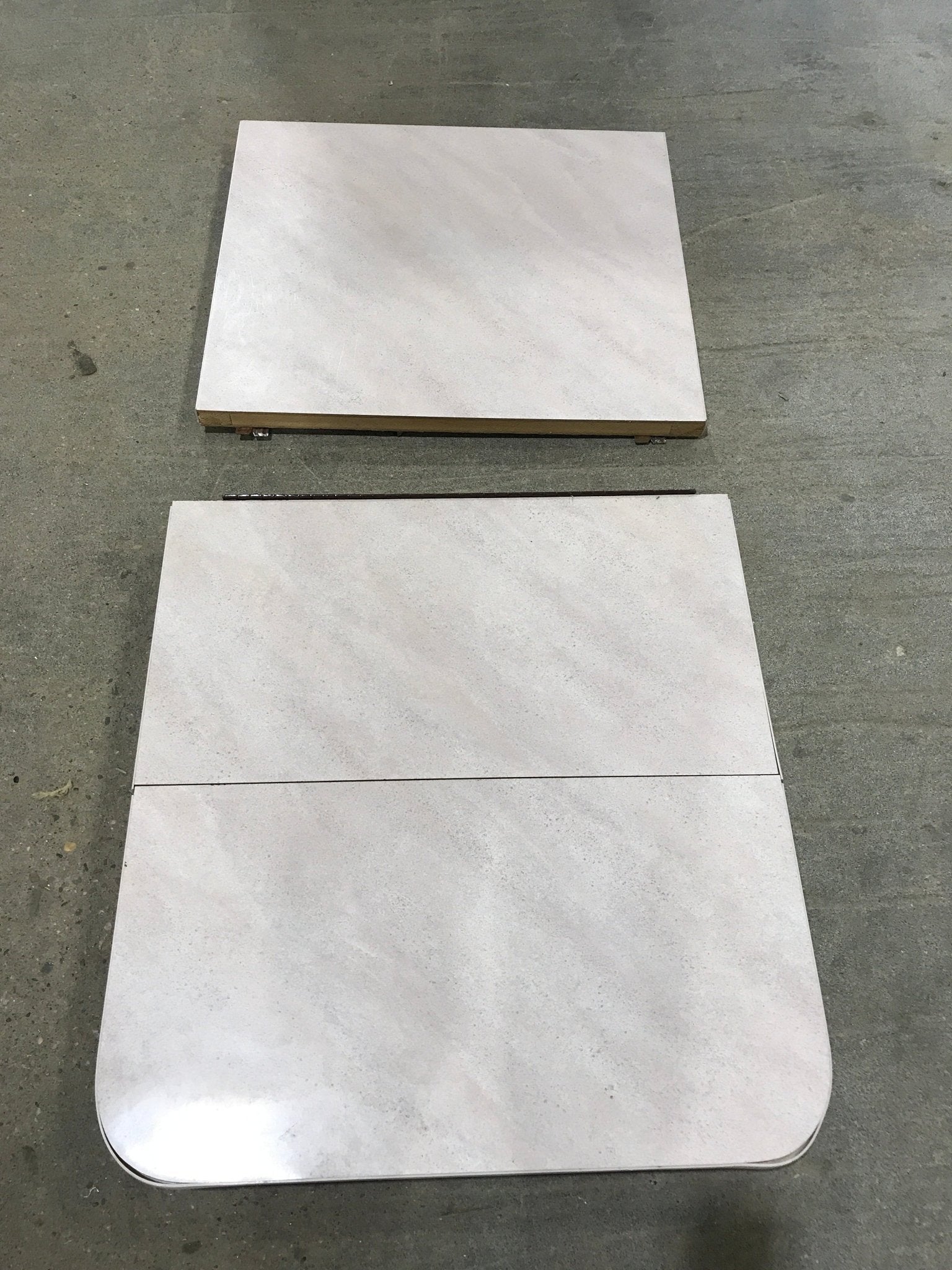 Used RV Wall Mount Table Top 25 3/4" L x 23 1/2" W - Young Farts RV Parts