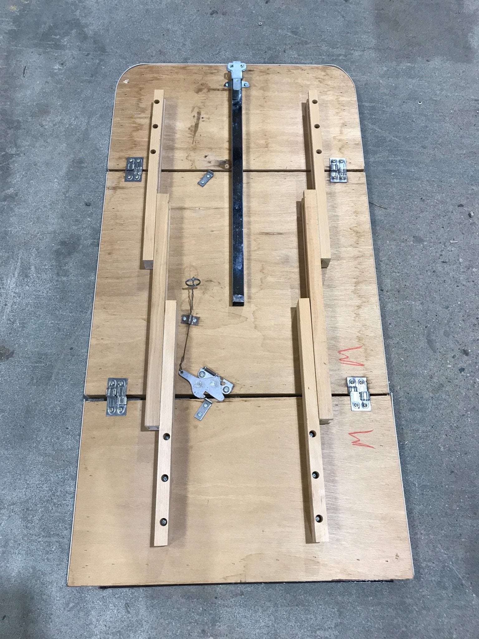 Used RV Wall Mount Table Top 25 3/4" L x 23 1/2" W - Young Farts RV Parts